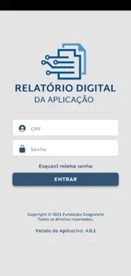 Relatório Digital da Aplicação android App screenshot 4